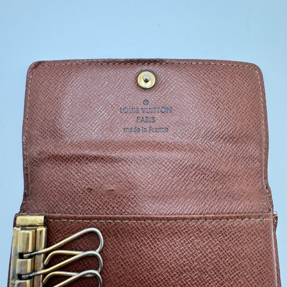 Louis Vuitton Six-Key Multicles Holder Signature Monogram Canvas Brown One Size - Picture 8 of 14